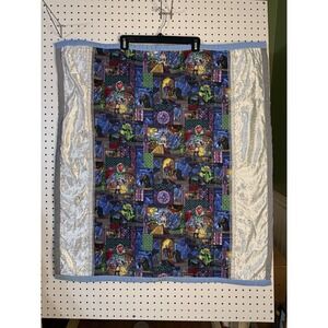 Handmade Beauty and the Beast baby blanket lap 31 x 33